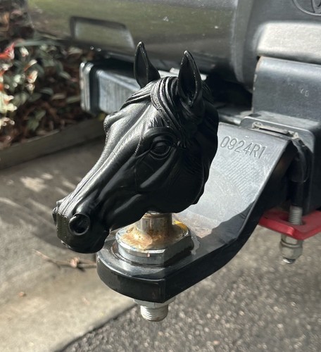 Tow bar ball cover horse - cover,