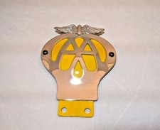 Vintage AA Badge Automobile