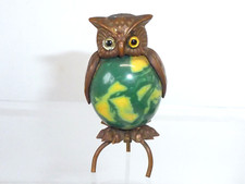 Antique Owl Tape Measure Brass