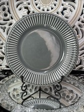 IKEA 15541 Grey Rimmed Side Plate  20.5 Cm G45