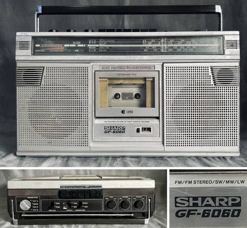 1980s sharp 6060e stereo - 1980s, gf-6060e