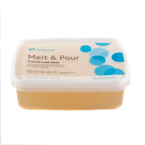 Melt and pour soap base - and,