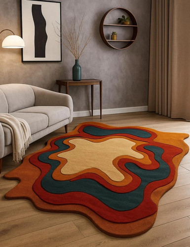 Hand tufted designer rug - designer,
