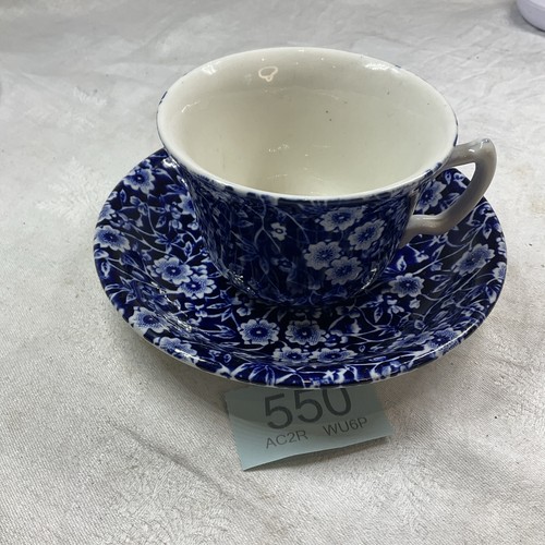 Burleigh ironstone calico blue - ironstone,