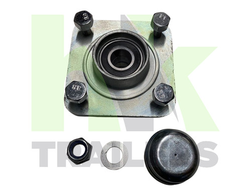 Unbraked trailer wheel hub - hub,, 4