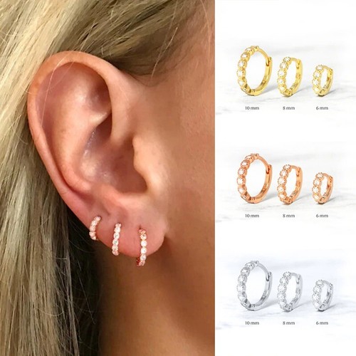 14k 585 gold hoop earrings - 14k,