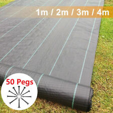 Heavy Duty Weed Control Fabric Anti Weed Membrane Garden Ground Sheet Cover Mat