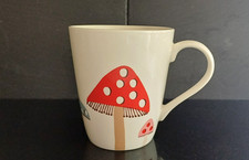 Cath Kidston Large Cream Stanley Mushrooms Mug Cup BNWT