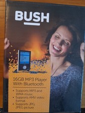 Bush KW-MP06BT 16GB Portable MP3 Player, Bluetooth, AMV Video, New