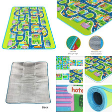 Play Mat Kids Crawling Map Educational Game Soft Foam Picnic Carpet 160 x 130cm
