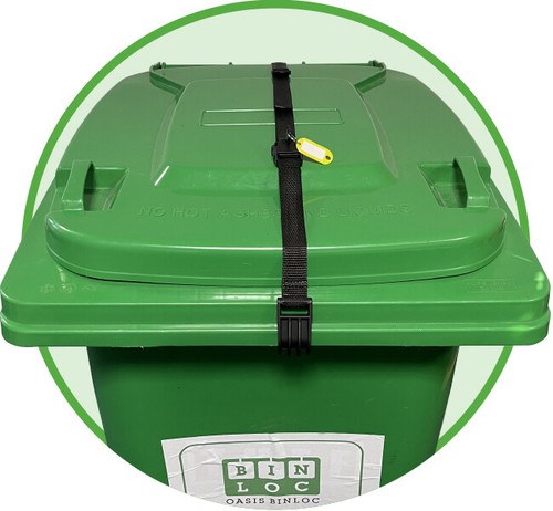 Wheelie bin locking - wheelie,