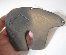 Santo Domingo Pottery Ornament Hanging Bear Sofia Lovato 4.5"