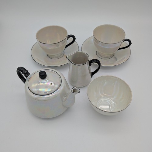Vintage white pearl lustreware - vintage,