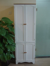 Tall Kitchen Pantry Large Storage Cupboard Cabinet Larder Shelves Dresser Unit