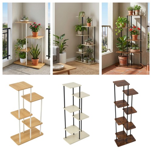 8 tier metal plant - tier,
