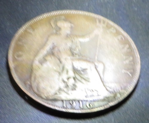1916 george penny coin - penny,