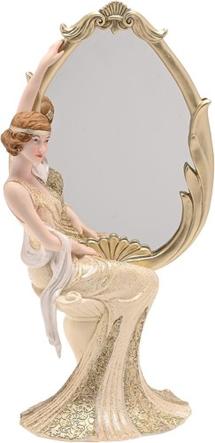 Golden gatsby oval mirror - gatsby, &
