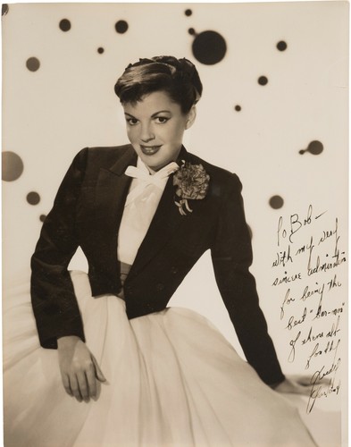 Judy garland signed photograph - signed,