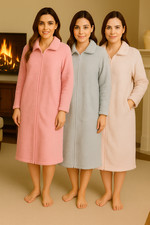 Full ZIP UP Ladies Womens Soft