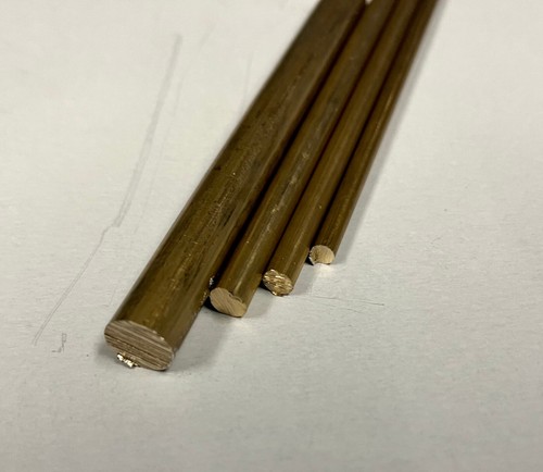 Brass round rod cz121 - rod,