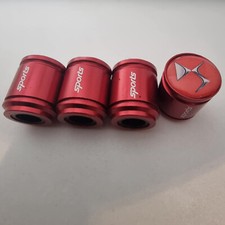 Citreon DS Red Dust caps SPORTS non stick Worlds Biggest 9 color all cars DS4
