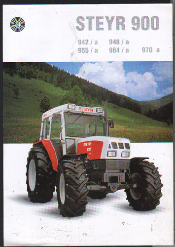 Steyr 900 tractor - steyr, brochure
