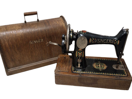 Vintage singer hand crank - vintage,