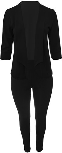 Womens black blazer with - womens,