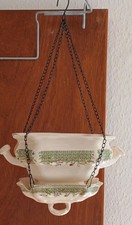 Masons ironstone English Country Garden Hanging Planter Repurposed