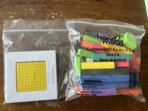 Cuisenaire counting rods and - cuisenaire,
