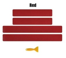 3D RED Carbon Fibre Effect