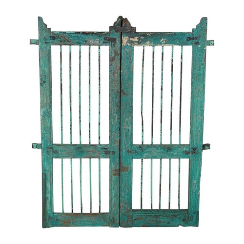 Antique turquoise indian teak - antique,