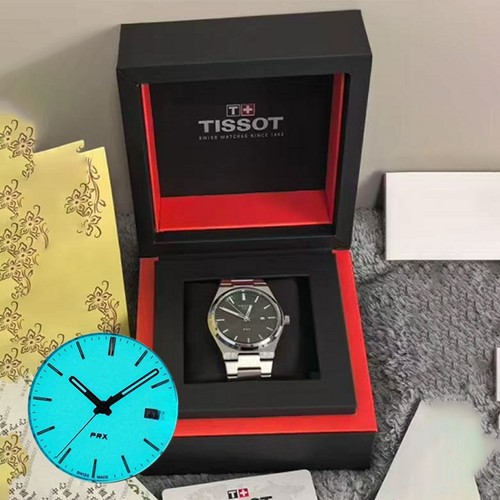 Tissot prx green blue gold - tissot, green/blue/gold