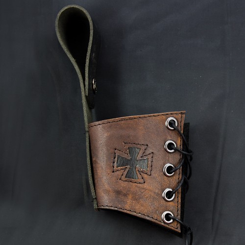 Buffalo drinking horn leather - horn,