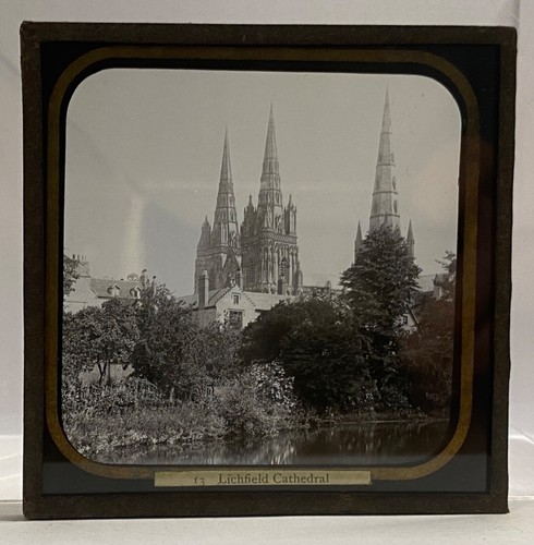 Antique magic lantern slide - antique,