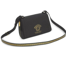 Versace Parfums Black Gold Cross Body Bag