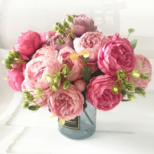 Heads silk peony - 13, artificial