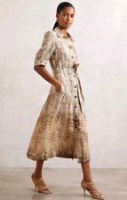 Reiss Malika Animal Print