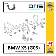 Detachable Towbar for BMW X5 (G05) August 2018on Swan Neck Tow Bar Oris AK41