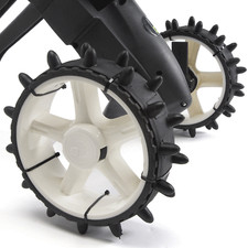 HEDGEHOG GOKART 10" GOLF TROLLEY WINTER WHEELS / STUDDED TYRES - BEAT THE BAN