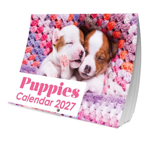 2027 puppies dogs calendar - puppies,