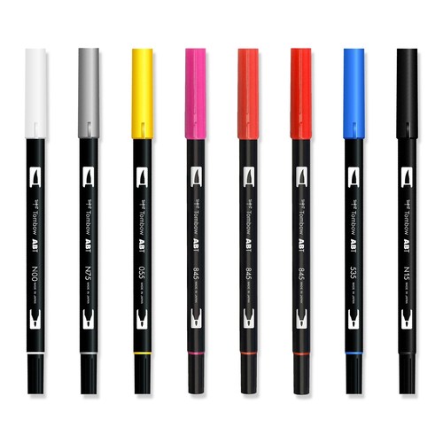 Tombow abt dual brush marker - dual,