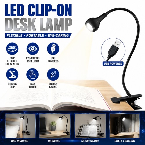 Usb led clip - usb, clip‑on