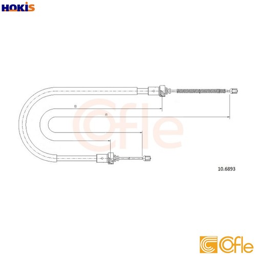 Cable pull parking brake - pull,