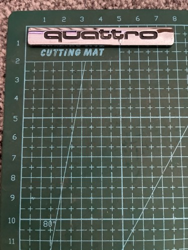 Audi quattro tailgate - quattro, badge