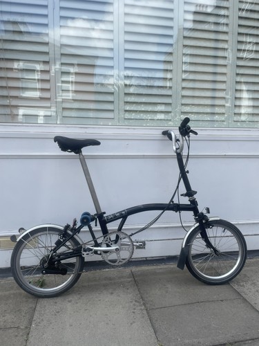 Brompton m6l folding - bike,