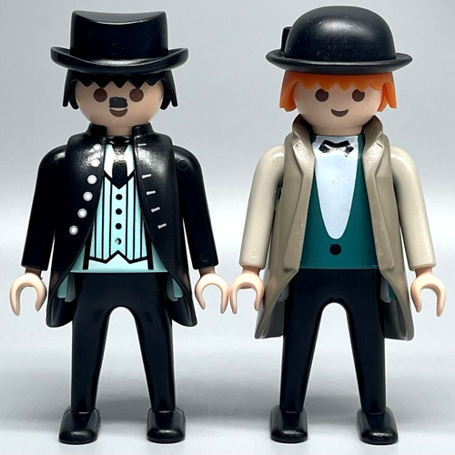 Playmobil laurel hardy comic - &,