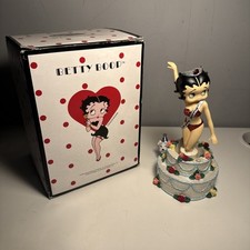 betty boop happy b-day “pop out cake” bobble body figurine by westland 20044