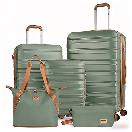 Expandable piece luggage set - 5-piece,
