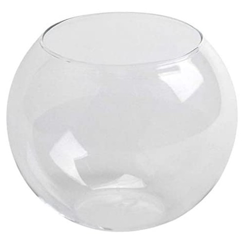 Glass goldfish bowl fish vase - goldfish,